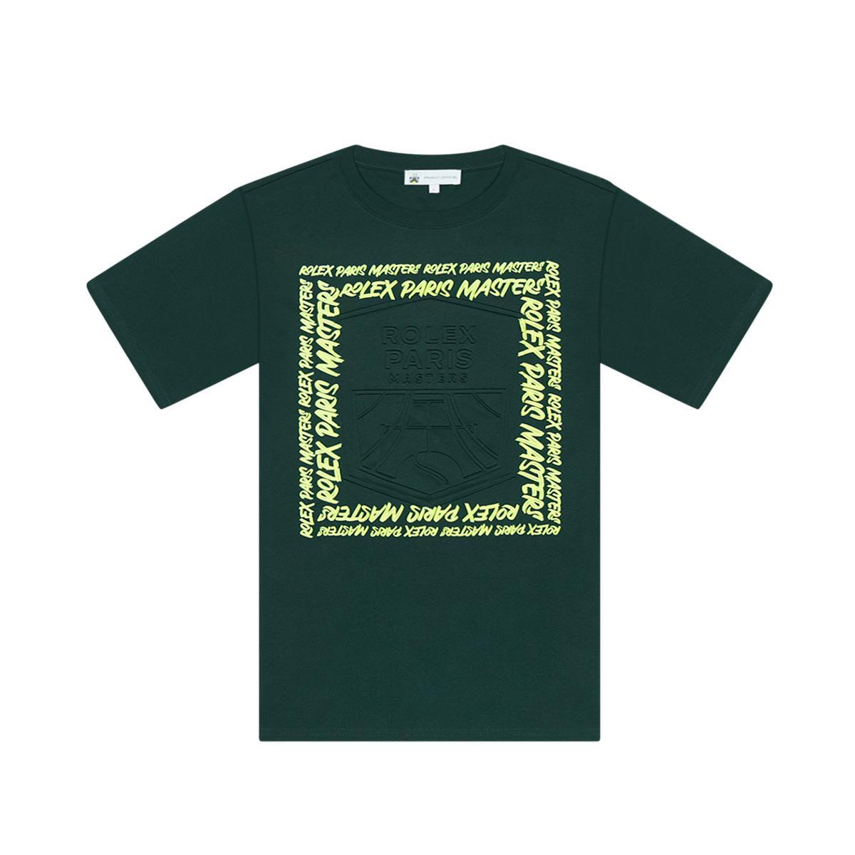 T-shirt cadre unisexe Rolex Paris Masters - Vert 2/3