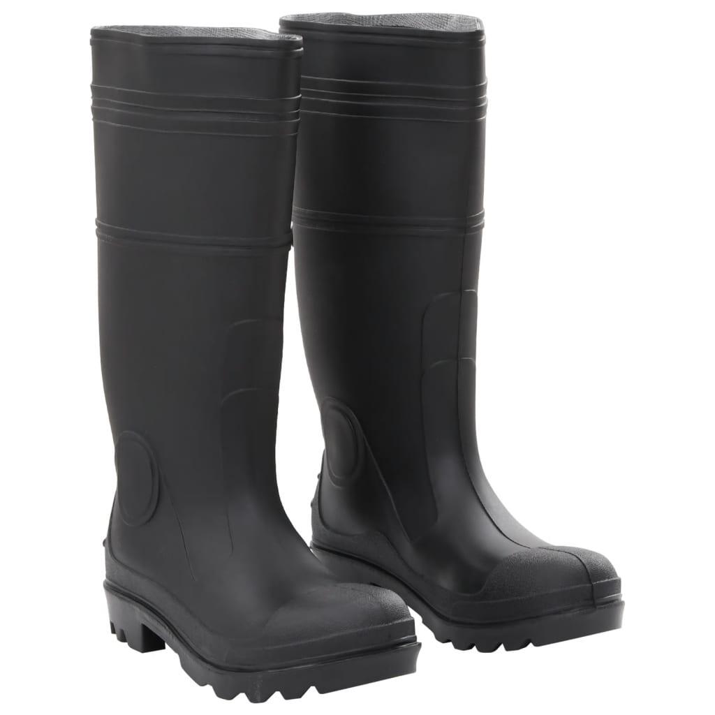 VidaXL PVC Wellies Size 40 Black