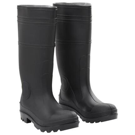 Bottes de pluie VidaXL PVC taille 38 noires