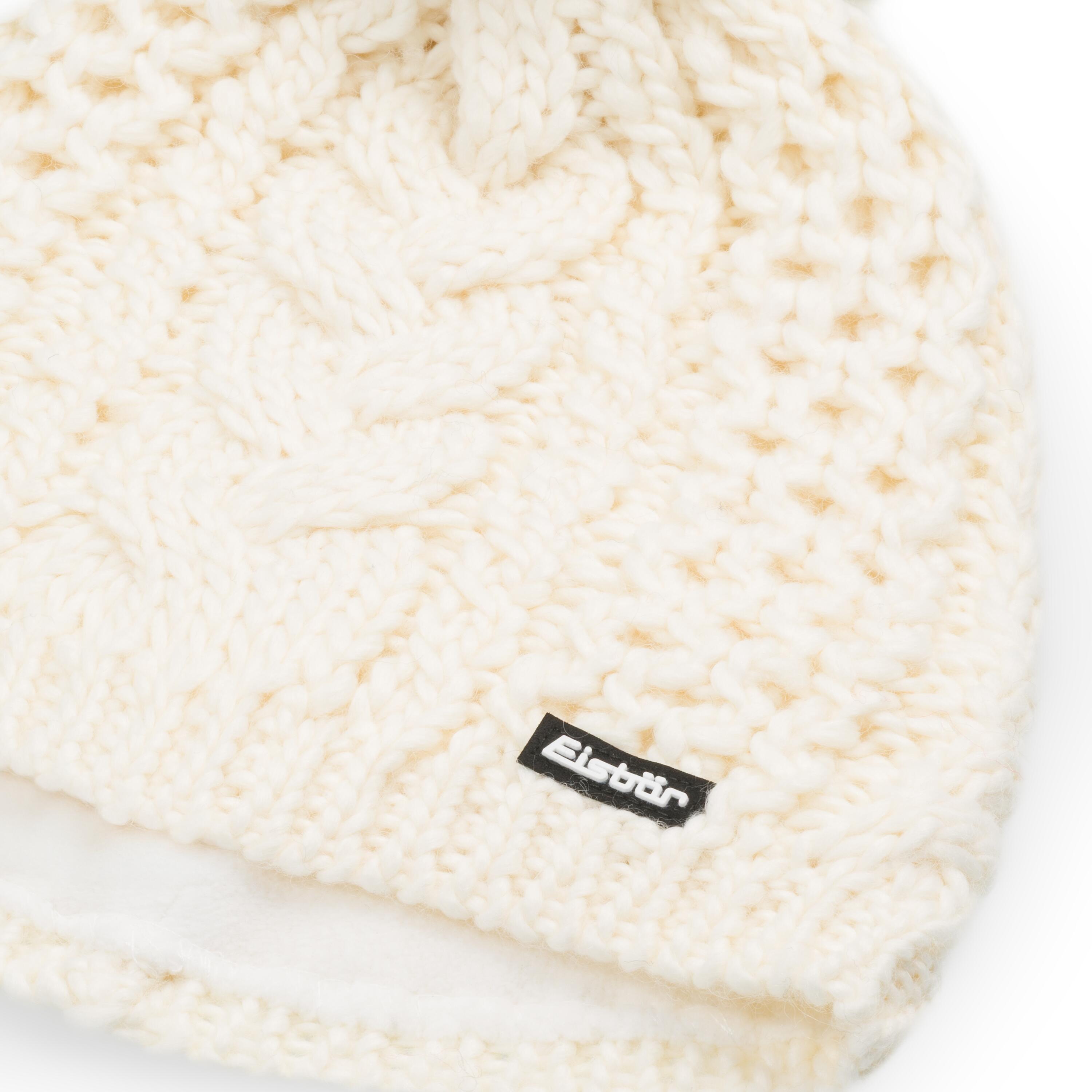 Bonnet Afra bonnet à pompon femme bonnet d'hiver polaire pompon chaud Merino 2/4