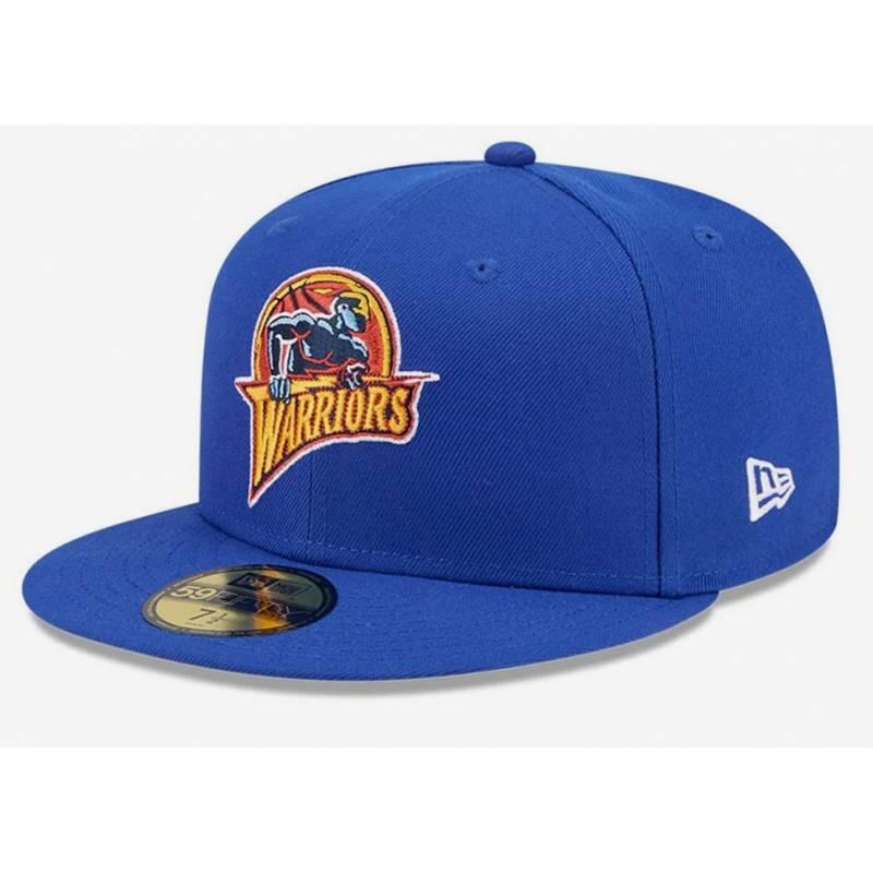 New Era - Casquette Nba Golden State Warriors New Era Hardwood Classic 59fifty Bleu - Casquette - Multicolore - Decathlon