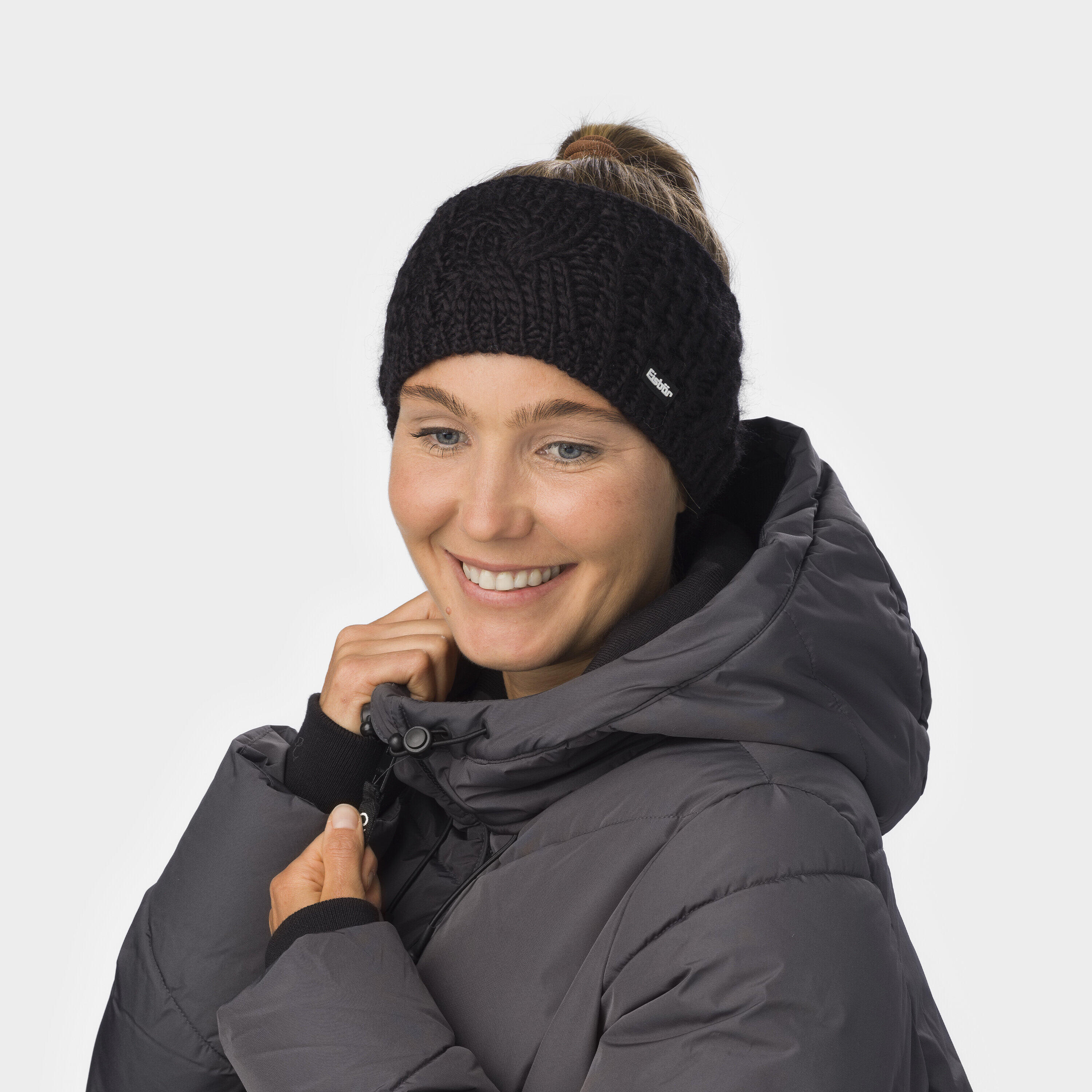 Strinband ?Afra Headband Damen Haarband Fleece warm Merino 3/4