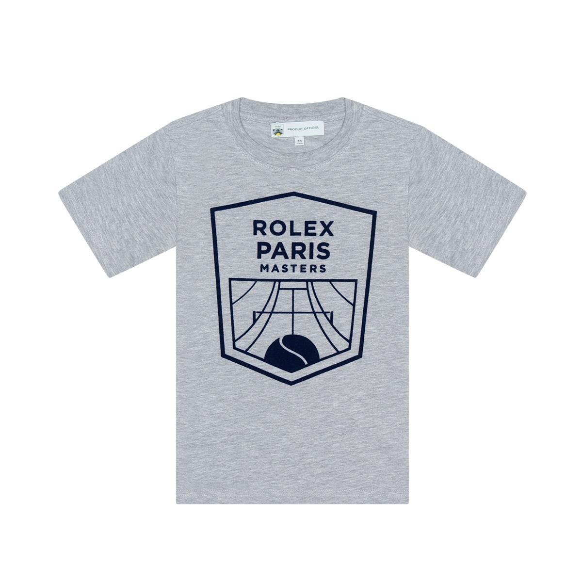 Rolex Paris Masters - T-shirt Enfant Rolex Paris Masters - Gris Chiné - T-shirt Manches Courtes - Gris - Decathlon
