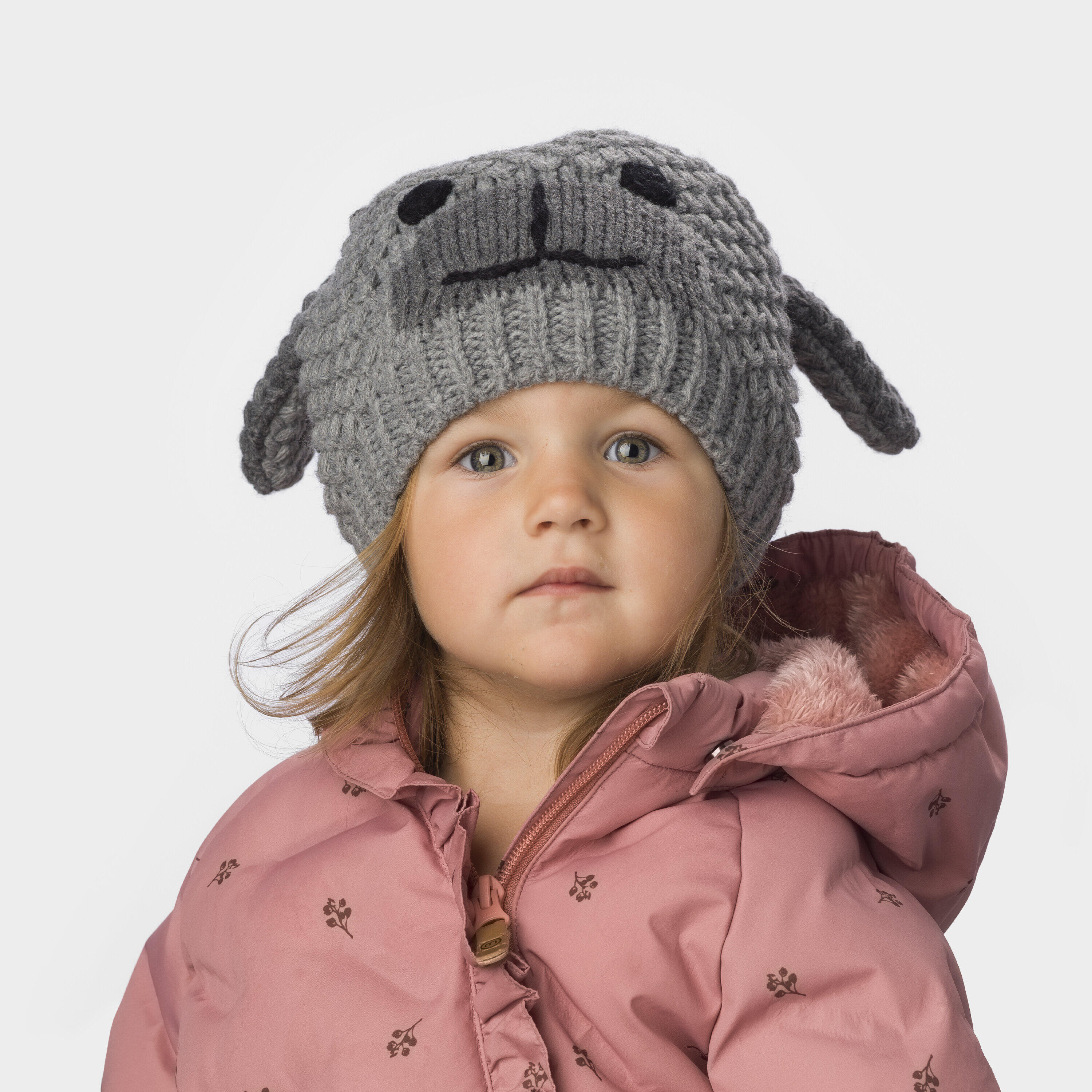Mütze Grizzly Wintermütze Kinder Haube Fleece warm 2/3