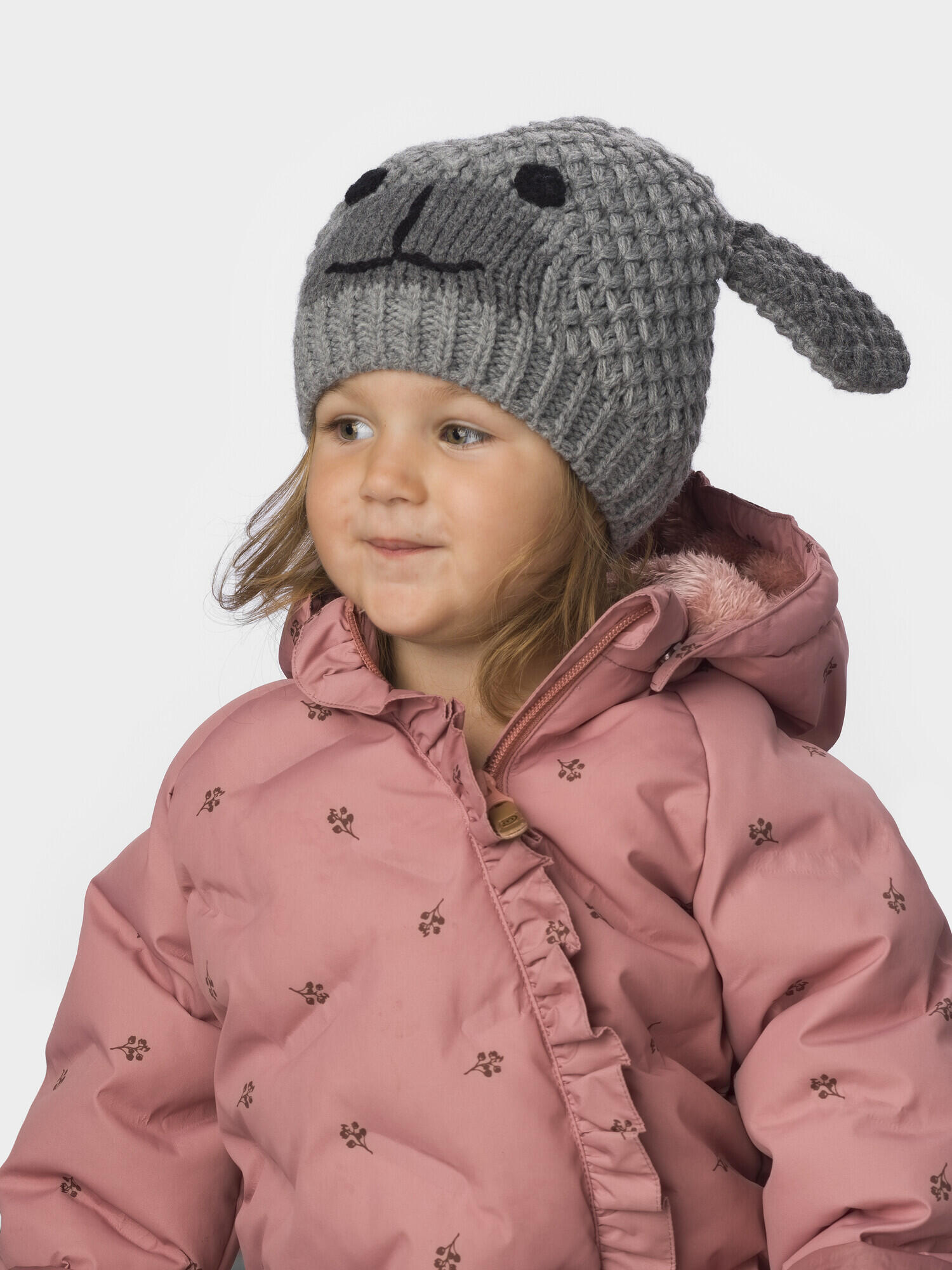 Mütze Grizzly Wintermütze Kinder Haube Fleece warm 3/3