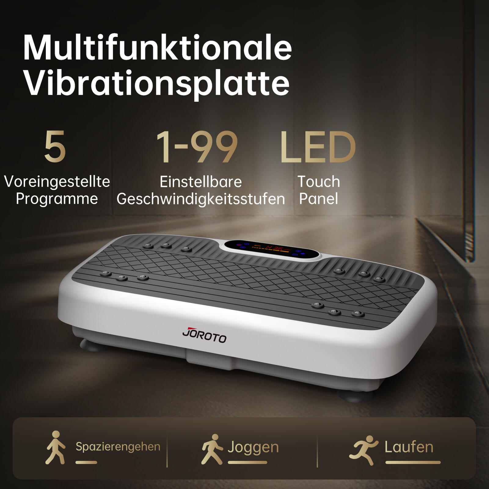 Plateforme vibrante JV35B, amincissement du corps entier, 2 couleurs 3/7