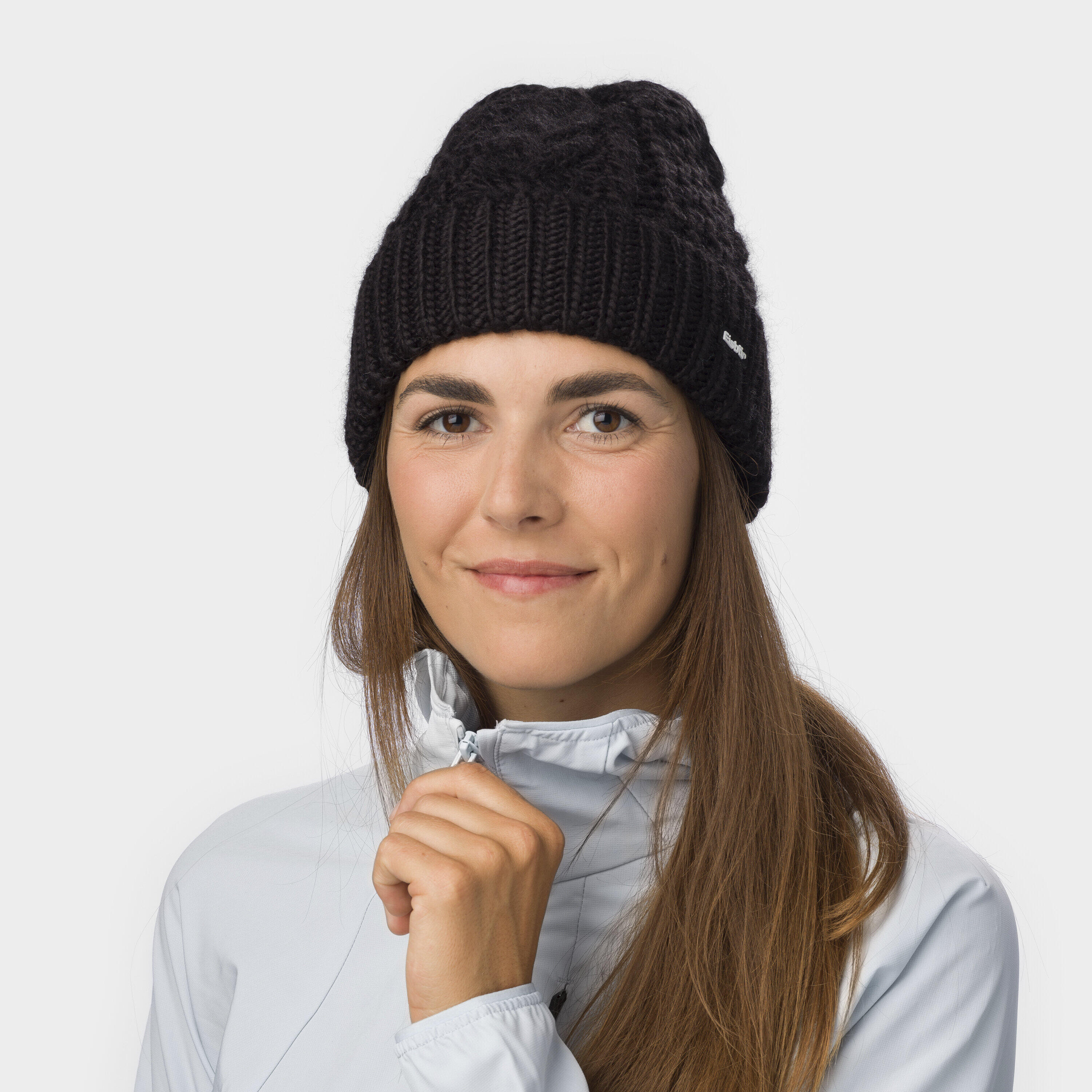 Mütze Afratos Oversized Wintermütze Damen Strickmütze mit Umschlag Fleece warm 3/4