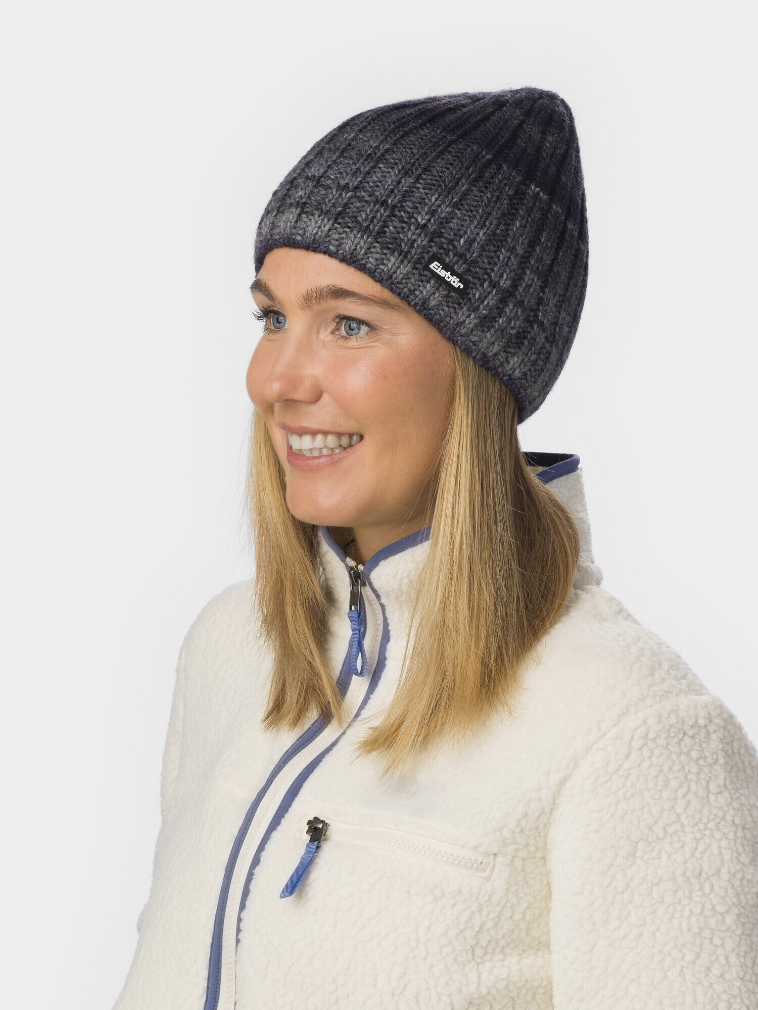 Eisbär Grobstrick Wintermütze für Damen und Herren Lars MÜ 4/6