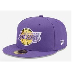 Casquette NBA Los Angeles Lakers New Era Hardwood Classic 59FIFTY Violet
