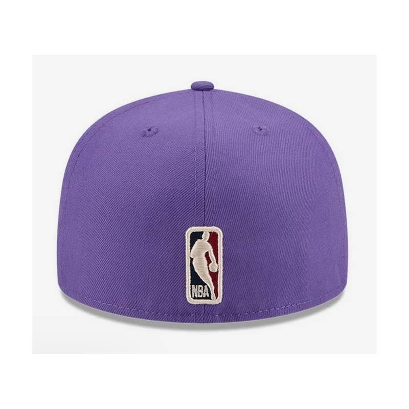 Casquette NBA Los Angeles Lakers New Era Hardwood Classic 59FIFTY Violet 4/5