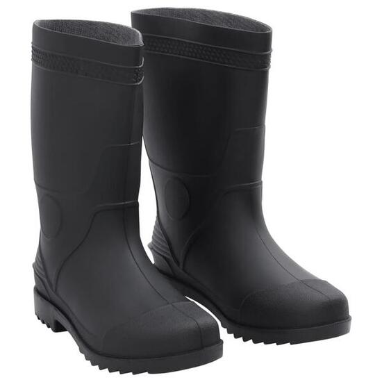Bottes de pluie VidaXL PVC taille 43 noir