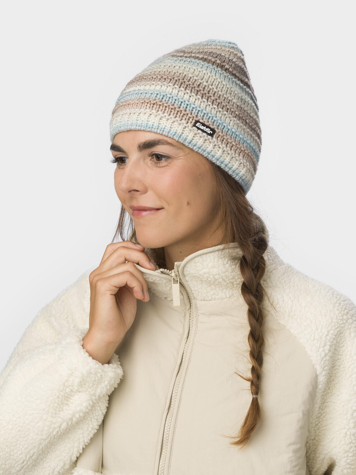 Mütze Mikata Wintermütze Herren Damen Strickmütze Fleece warm 4/6