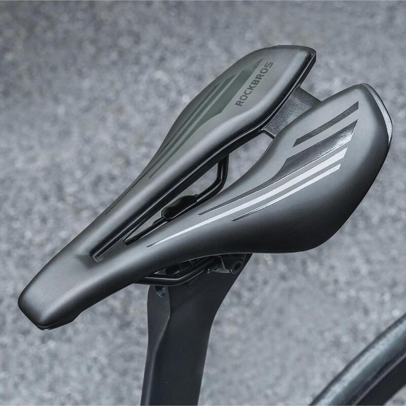 Șa confortabilă ROCKBROS pentru bicicletă de șosea, negru.