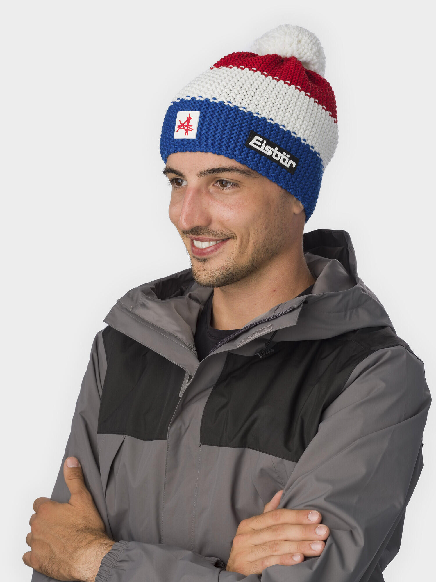 Bonnet Star Ski Austria à pompon, unisexe, en polaire pour l'hiver 4/4