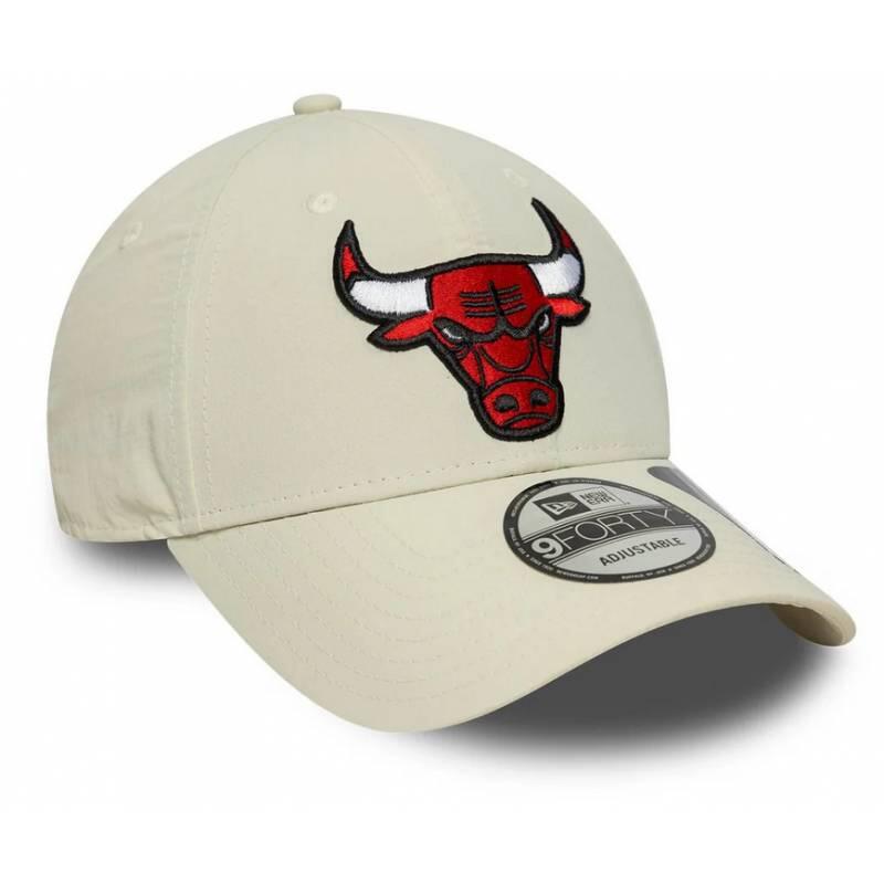 Casquette NBA Chicago Bulls New Era Recycled 9Forty Crème 2/3
