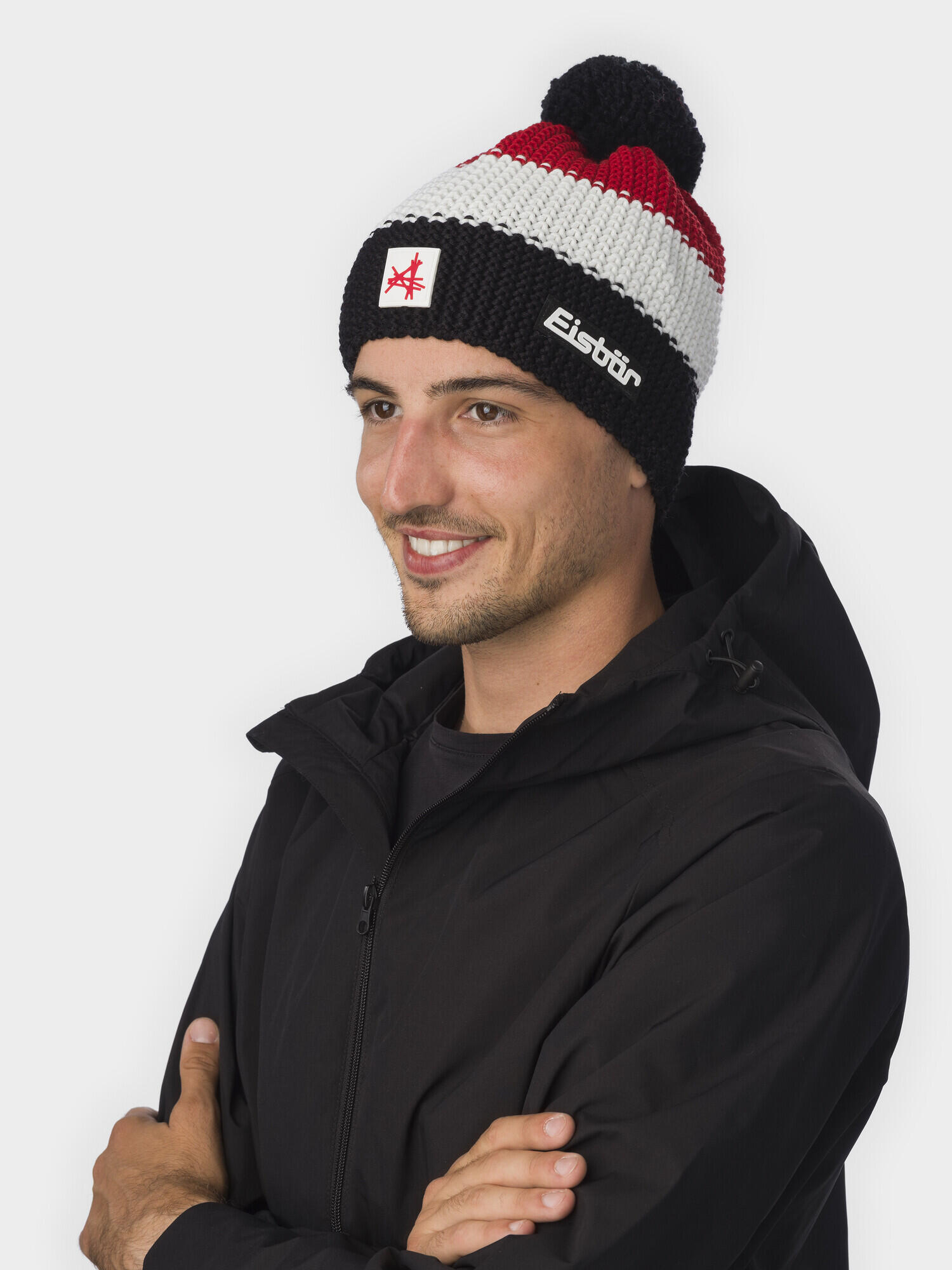 Eisbär Star Pompon MÜ SA Strickmütze Herren Damen Mütze Wintermütze 4/4