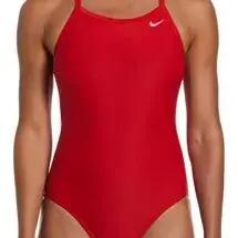 Nike Solid-Wom University Red Women's Swimsuit