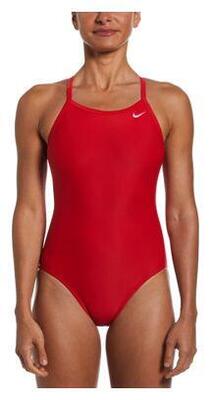 Nike Solid-Wom University Red Damen Badeanzug