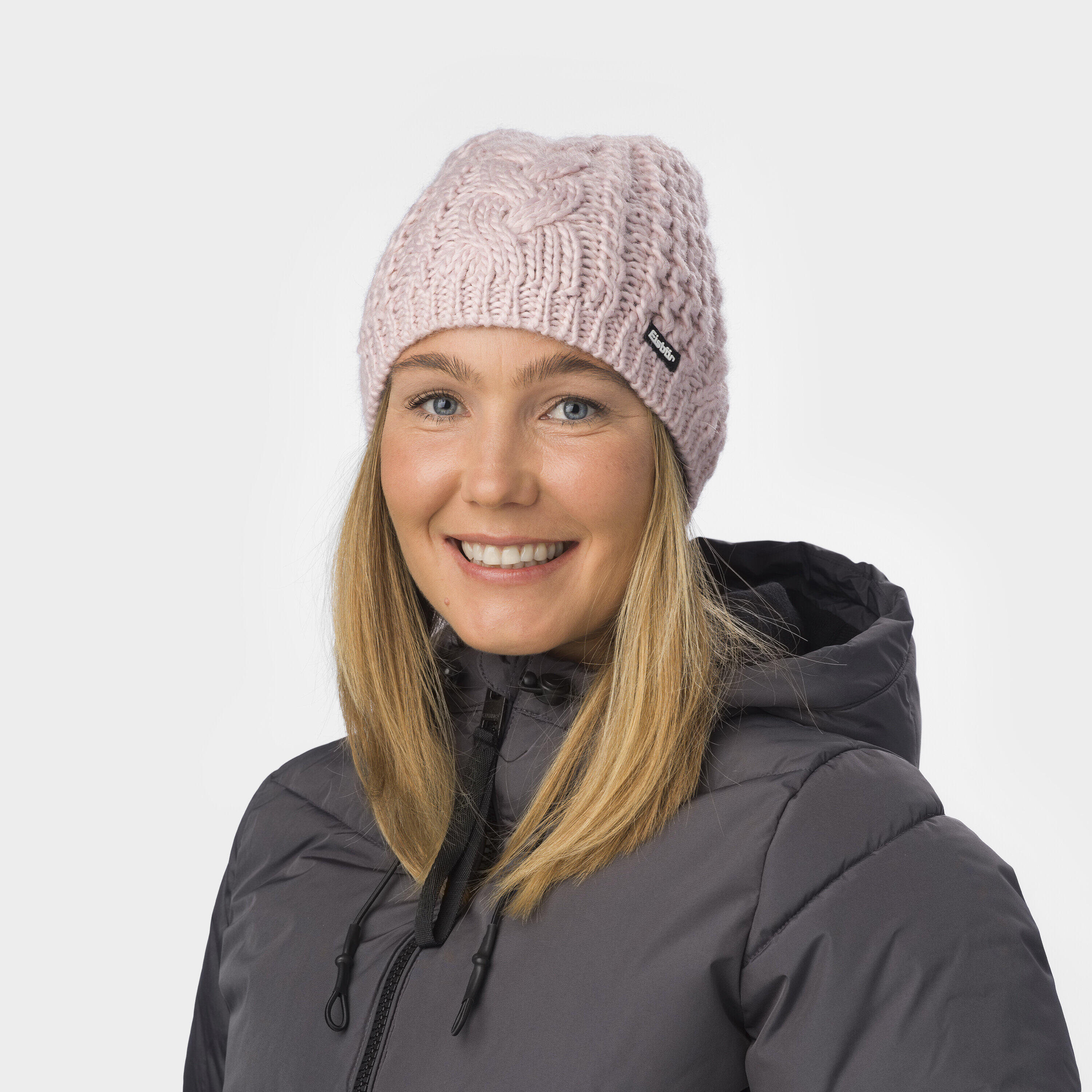 Mütze Afra Wintermütze Damen Haube Fleece warm Merino 2/4