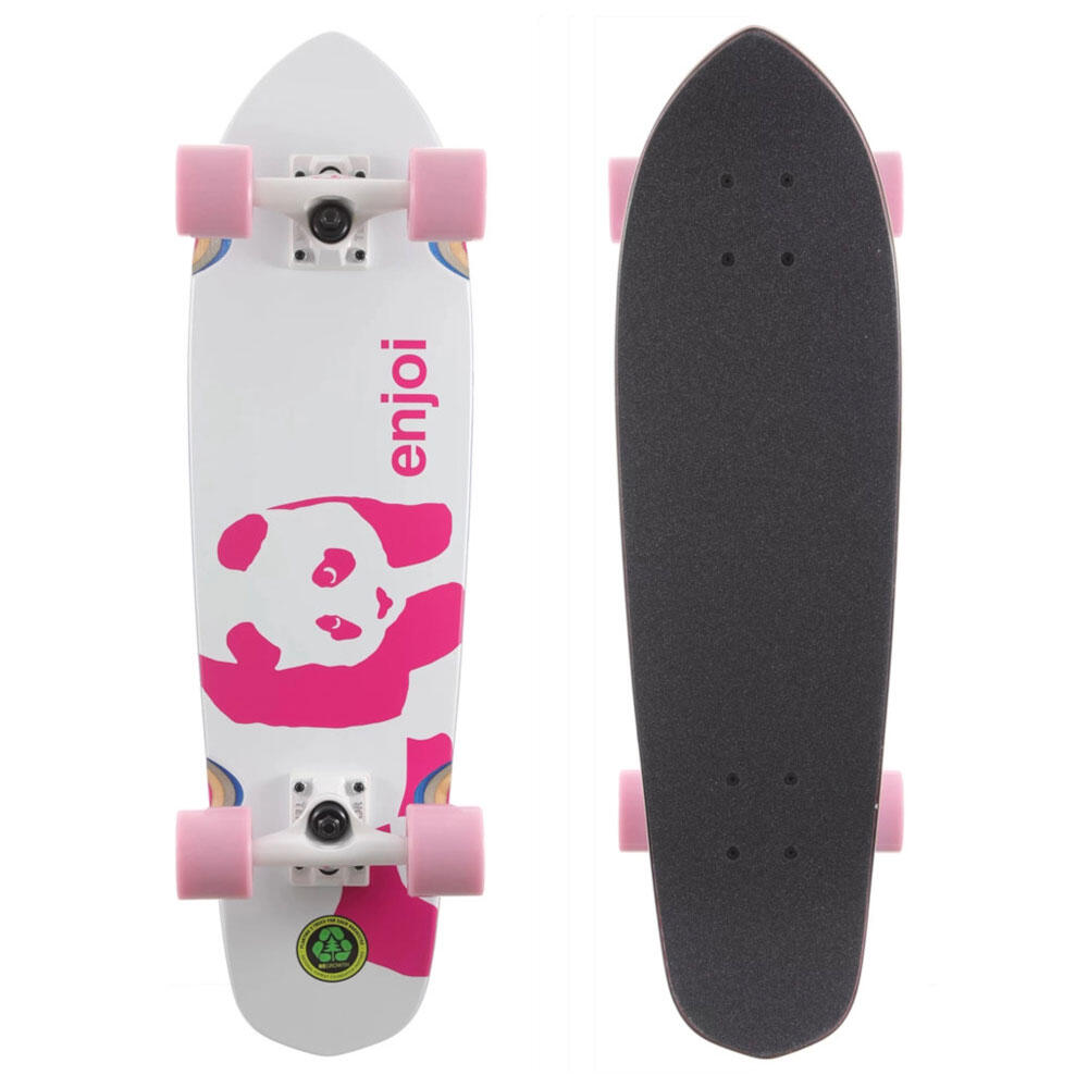Cruiser Enjoi Skate Whitey Panda White 28'' 6/6