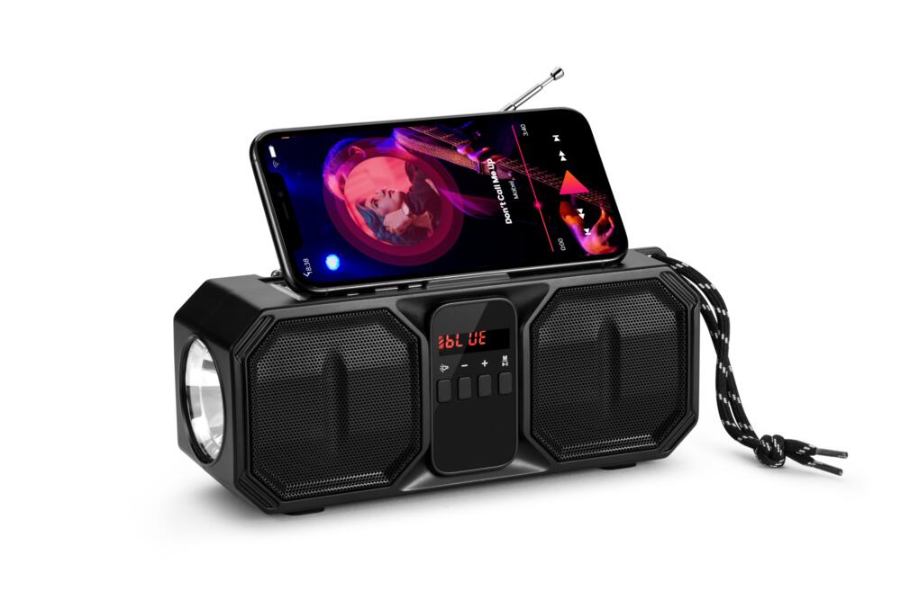 Noodradio - Bluetooth Speaker - Zon energie - Powerbank 1200mAh - FM - BTG158 2/4
