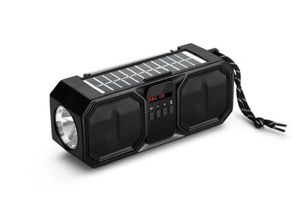 Radio d'urgence - Bluetooth speaker - Powerbank 1200mAh - FM - BTG158
