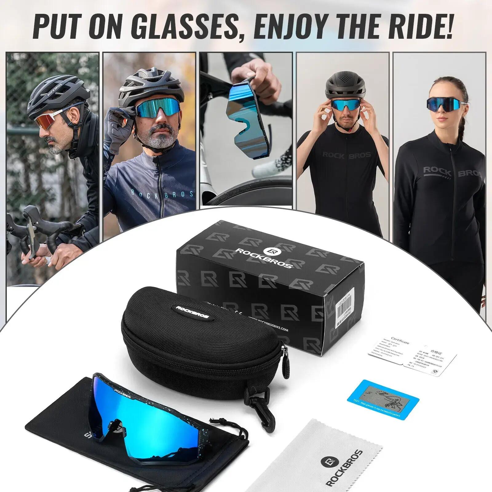 Fahrradbrille polarisiert mit UV400 7/7