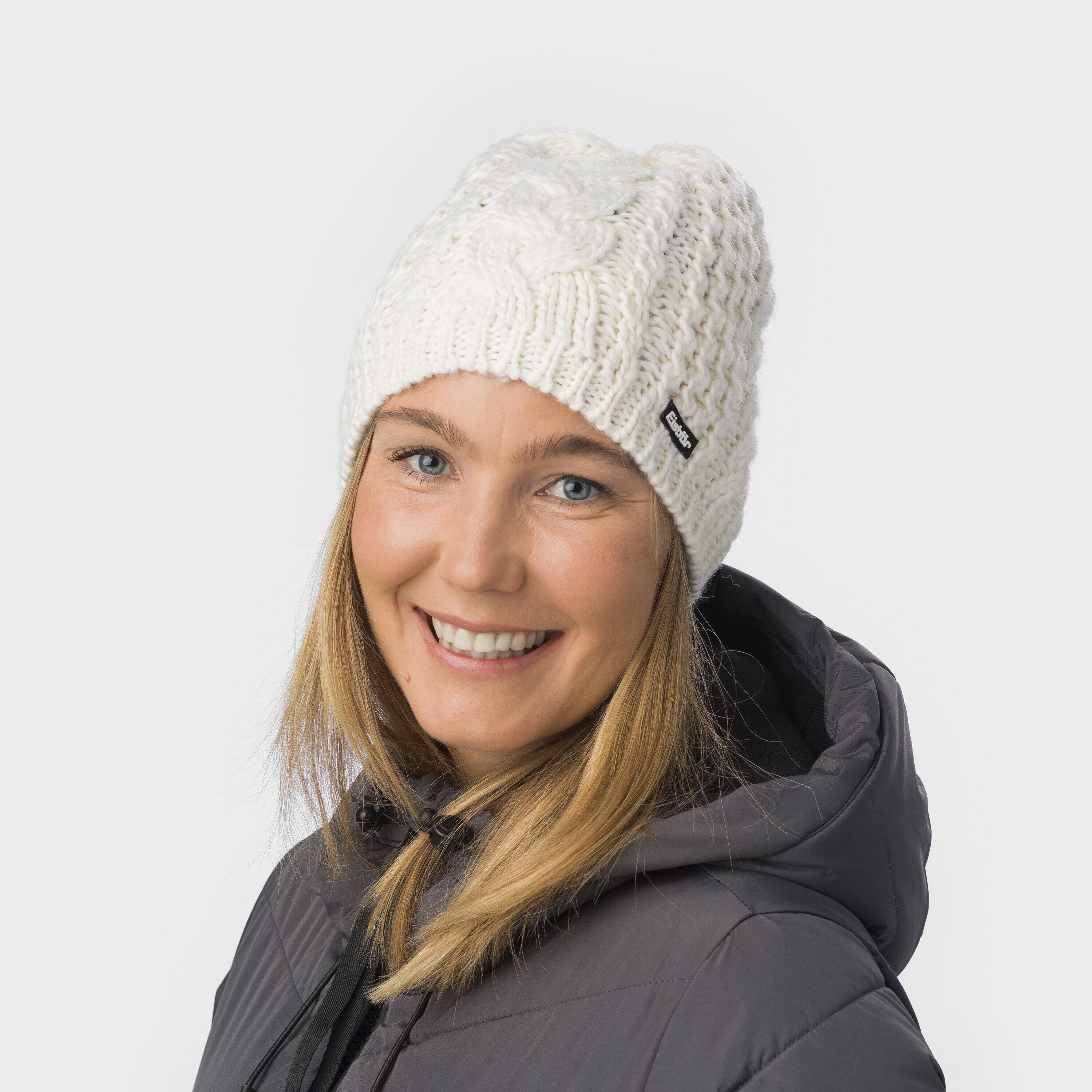 Mütze Afra Wintermütze Damen Haube Fleece warm Merino 3/5