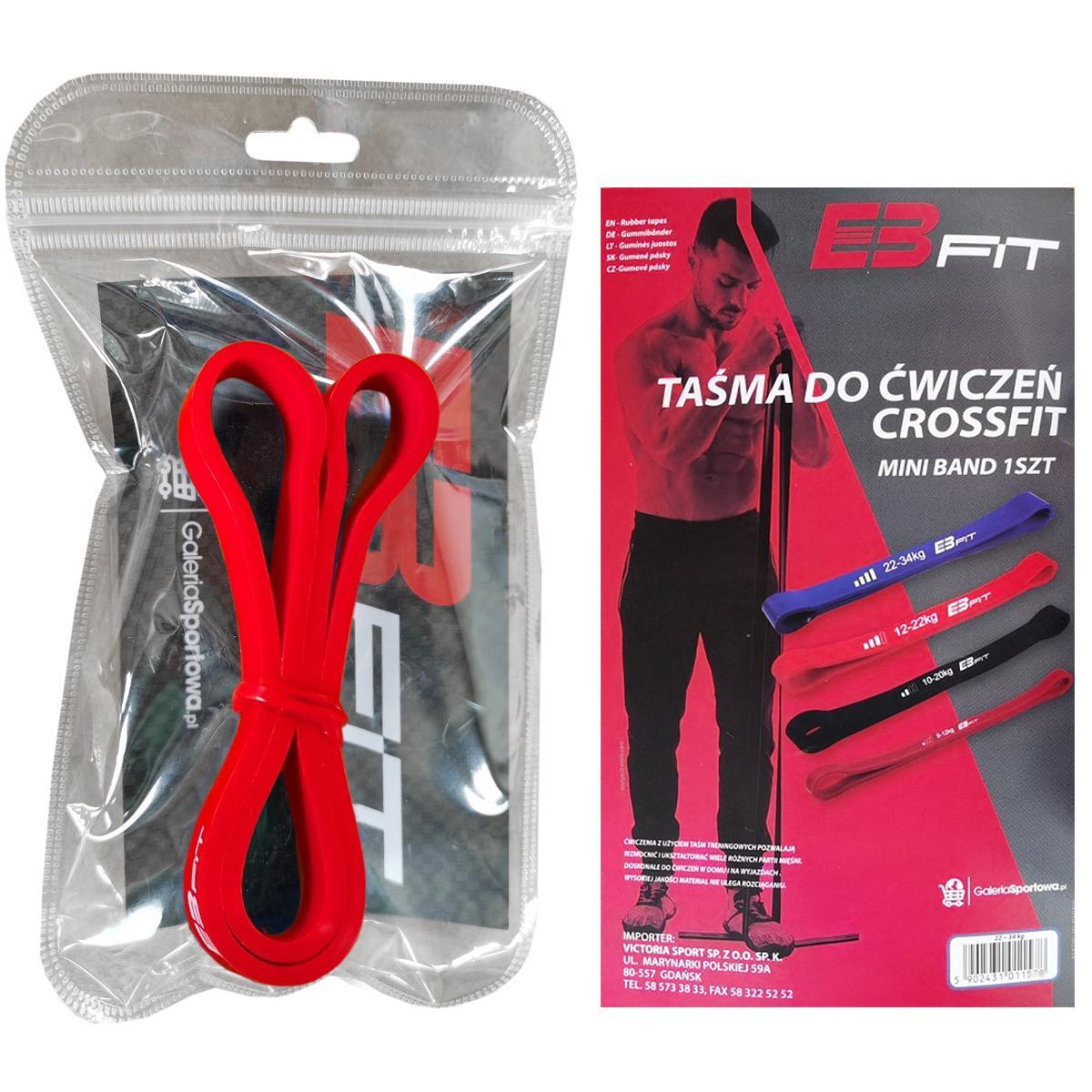 Guma fitness Eb Fit krótka 8-12 kg 4/4