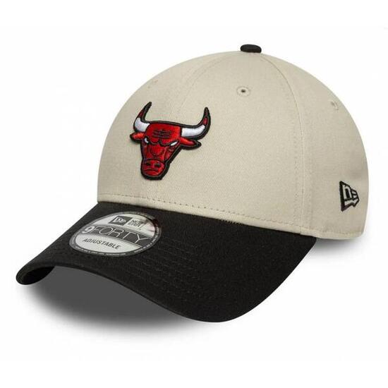 Casquette NBA Chicago Bulls New Era Color Block 9FORTY Crème -New era