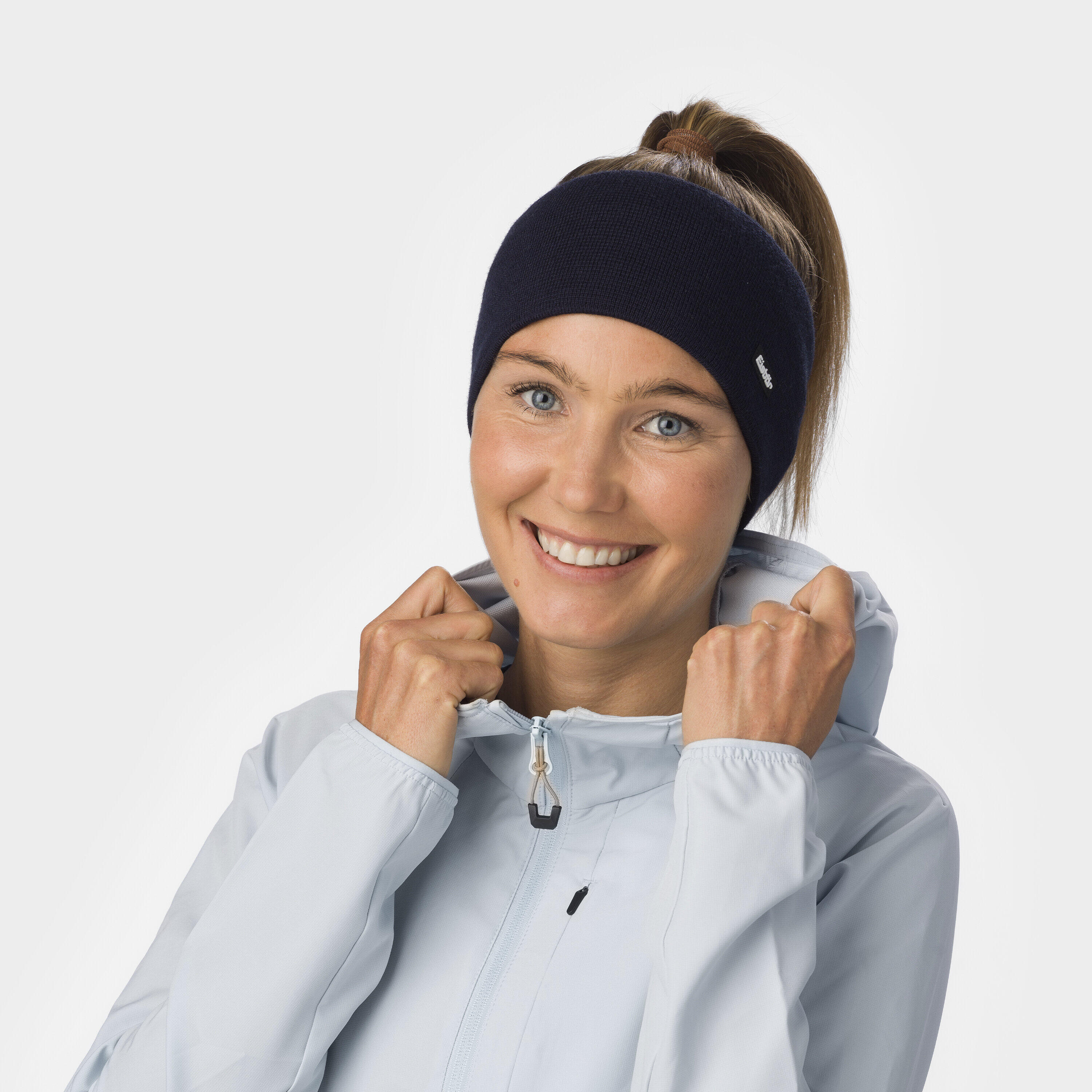 Fascia Havel High Headband unisex, in pile traspirante di merino 3/7