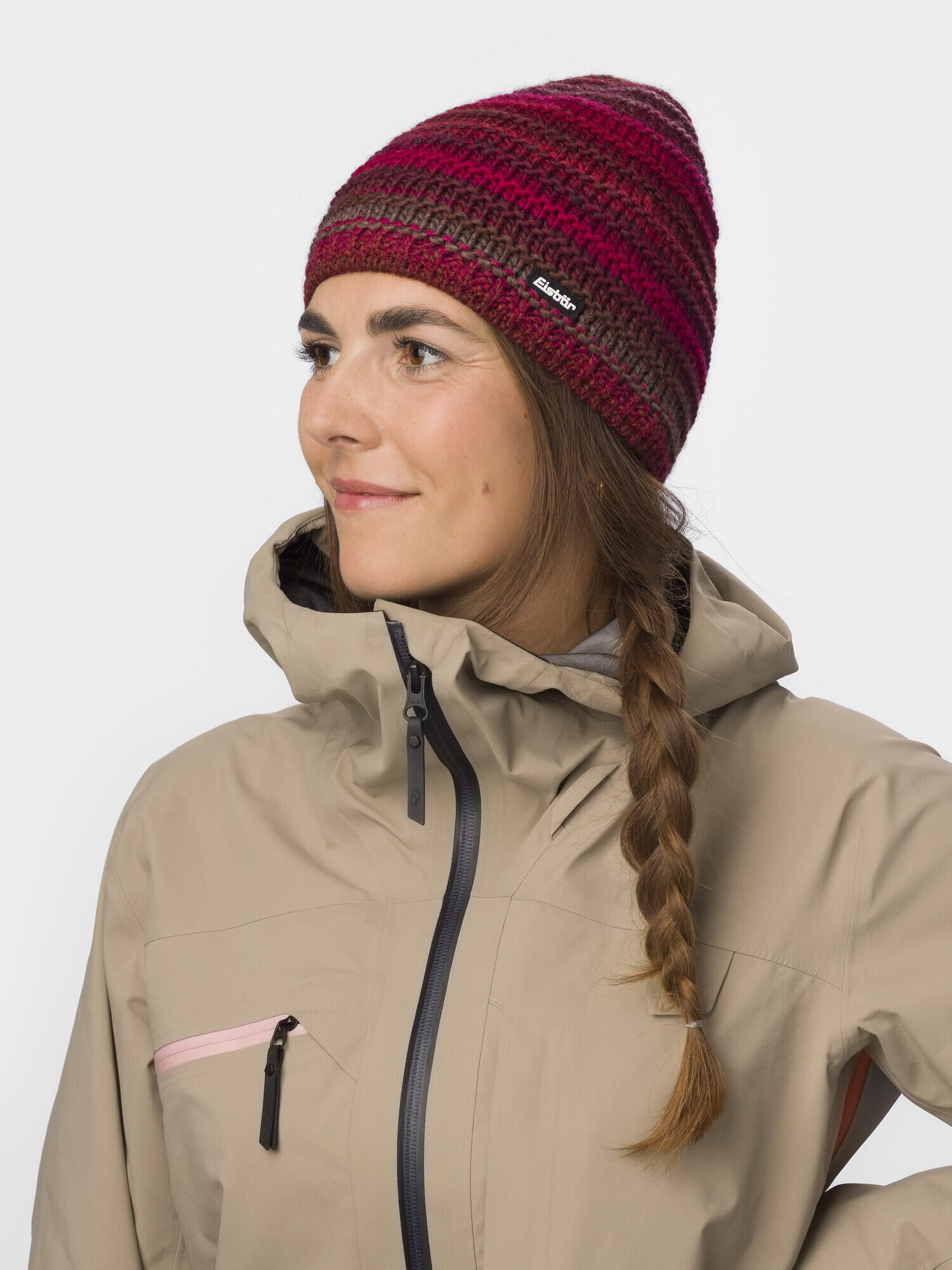 Mütze Mikata Wintermütze Herren Damen Strickmütze Fleece warm 4/7