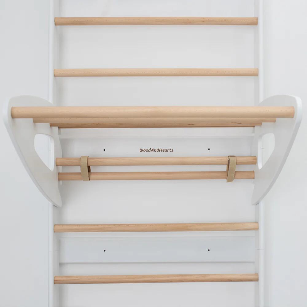 Échelle de gymnastique Light XL - bois blanc 3/5