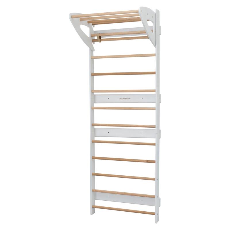 Copii Interior Spalier scară gimnastică din lemn Light XL Alb-lemn