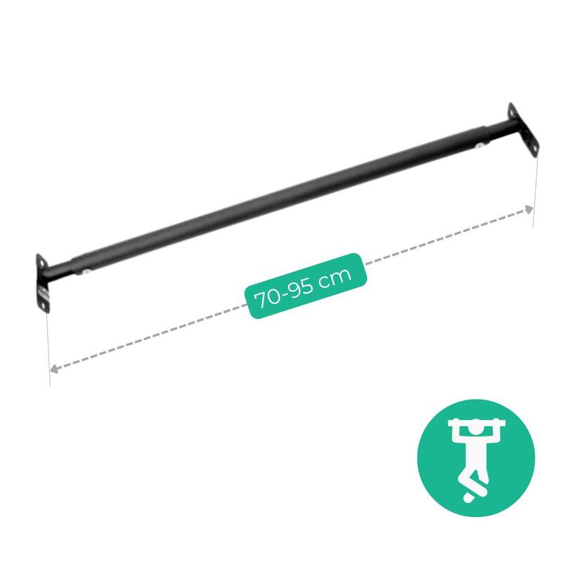 Bară de tracțiune Gamma 70-95 cm-negru