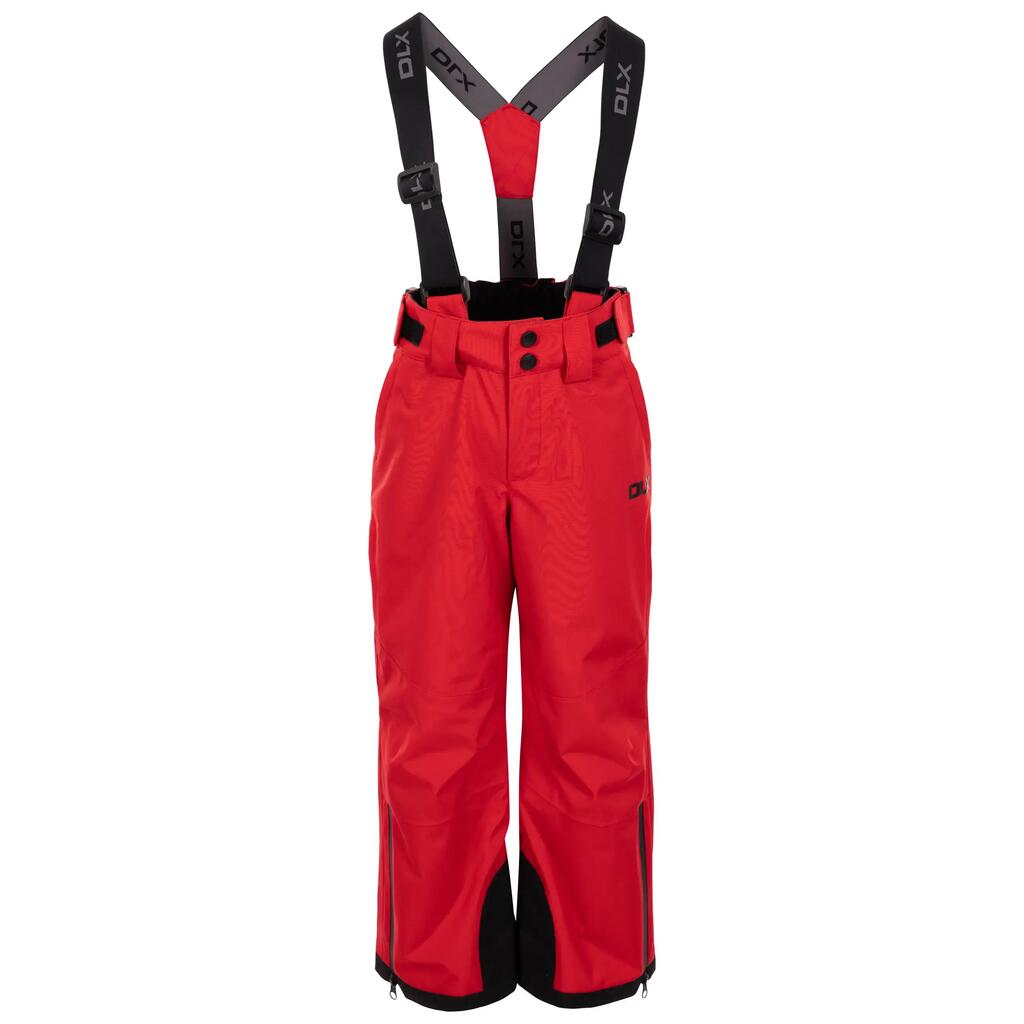 Kids Ski Trousers Stretch Waterproof Zipped Pockets Adjustable Braces - Benito