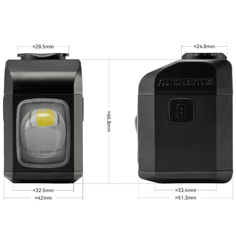 Lampka rowerowa przednia z wyświetlaczem Rockbros M8 1600lm 5/7