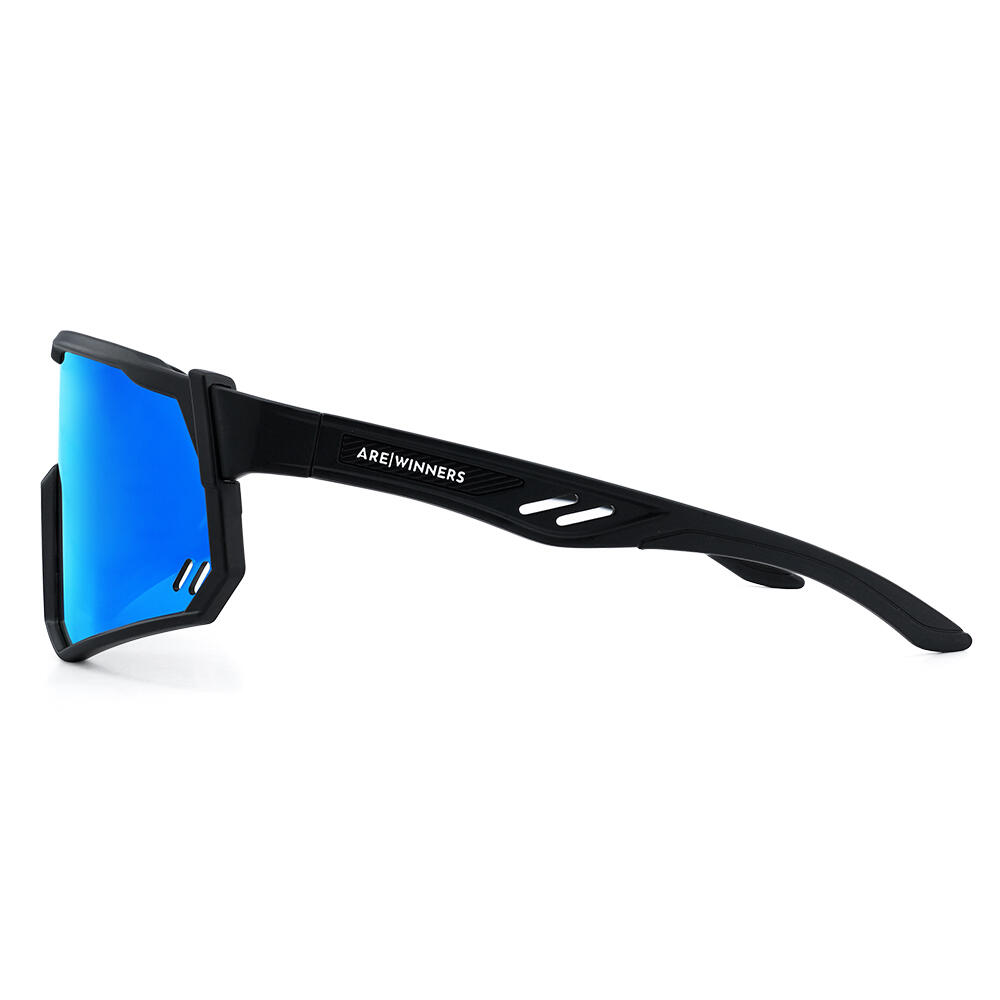 Gli occhiali da ciclismo per adulti Are Winners ULTRA Black Blue 7/8