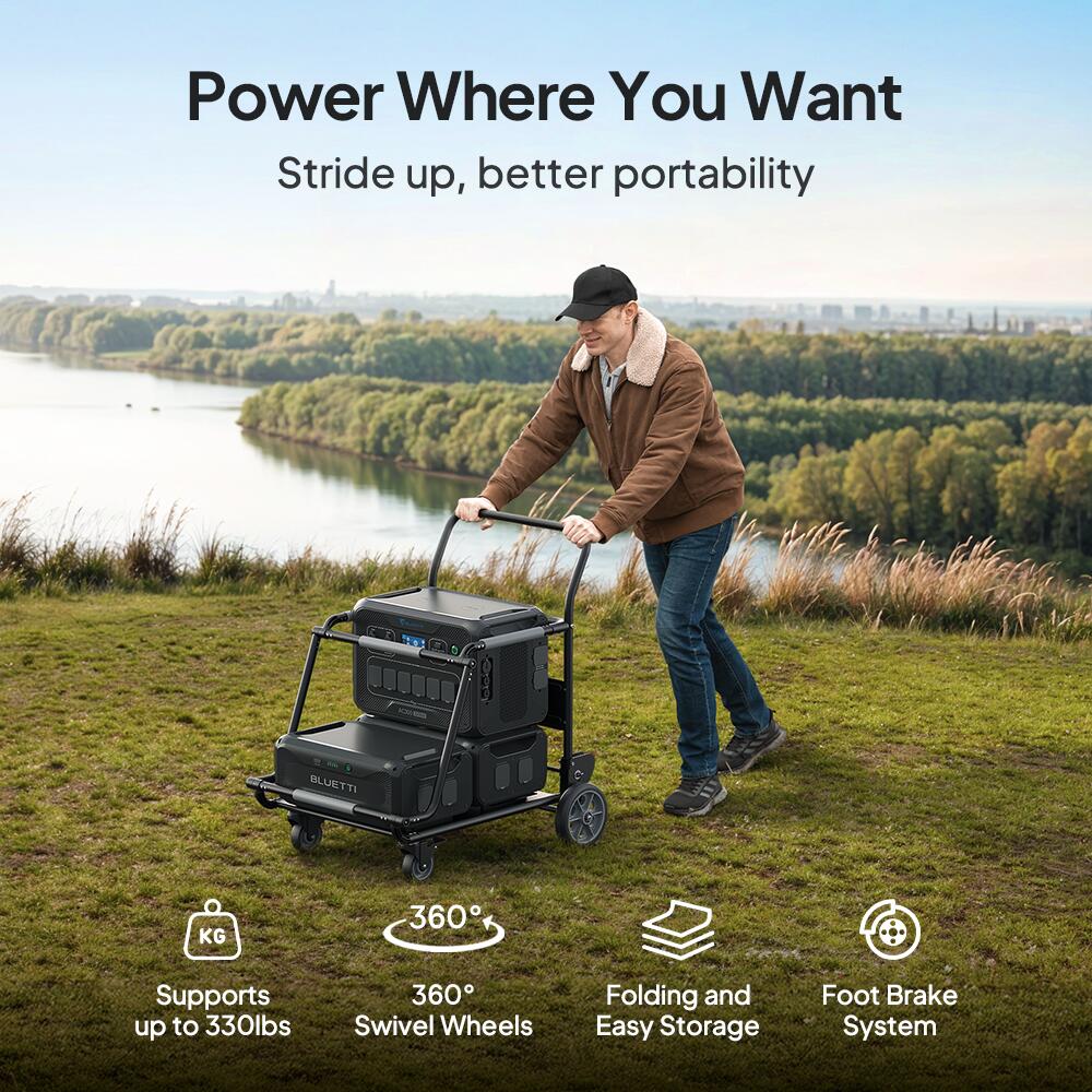 AC300+B300K, 90% novo gerador de energia de 2764 Wh com armazenamento solar 5/5