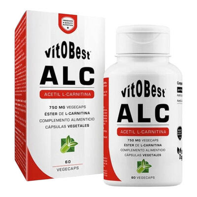 Alc (acetyl l-carnitine) - 60 plantaardige capsules vitobest