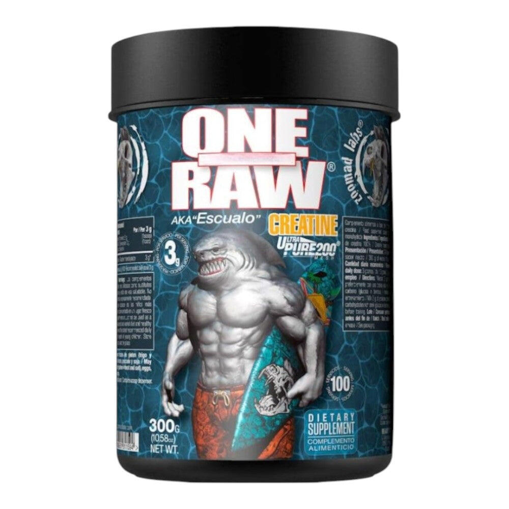 One Raw Creatine Ultra Pure 200 mesh 300 Gr Fizzy Peachy | Decathlon