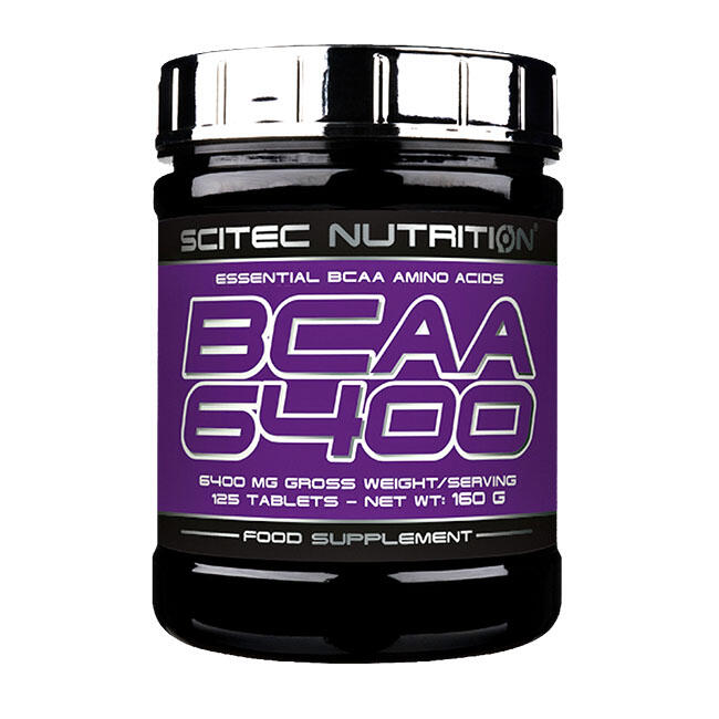 SCITEC NUTRITION Scitec Nutrition - BCAA 6400 125 tabs - Aminoácidos ramificados - Leucina, isole
