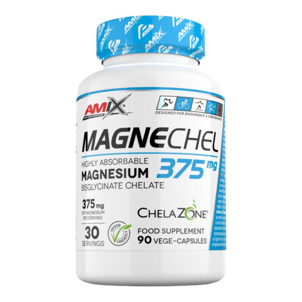 MagneChel (Magnesium Bisglycinate) - 90 Vegetable Capsules Amix Performance