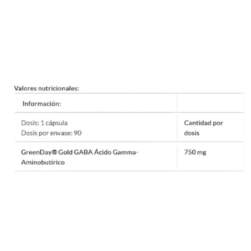 Gold gaba - 90 capsules de Amix Nutrition 2/4