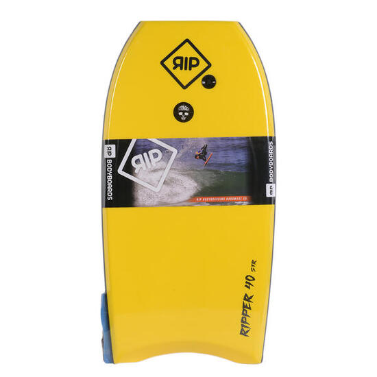 RIP Bodyboard - Ripper Stringer avec leash (EPS) - Yellow / Orange