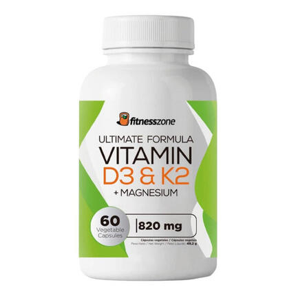 Ultimate Formula Vitamin D3 & K2 + Magnesium 60 Caps