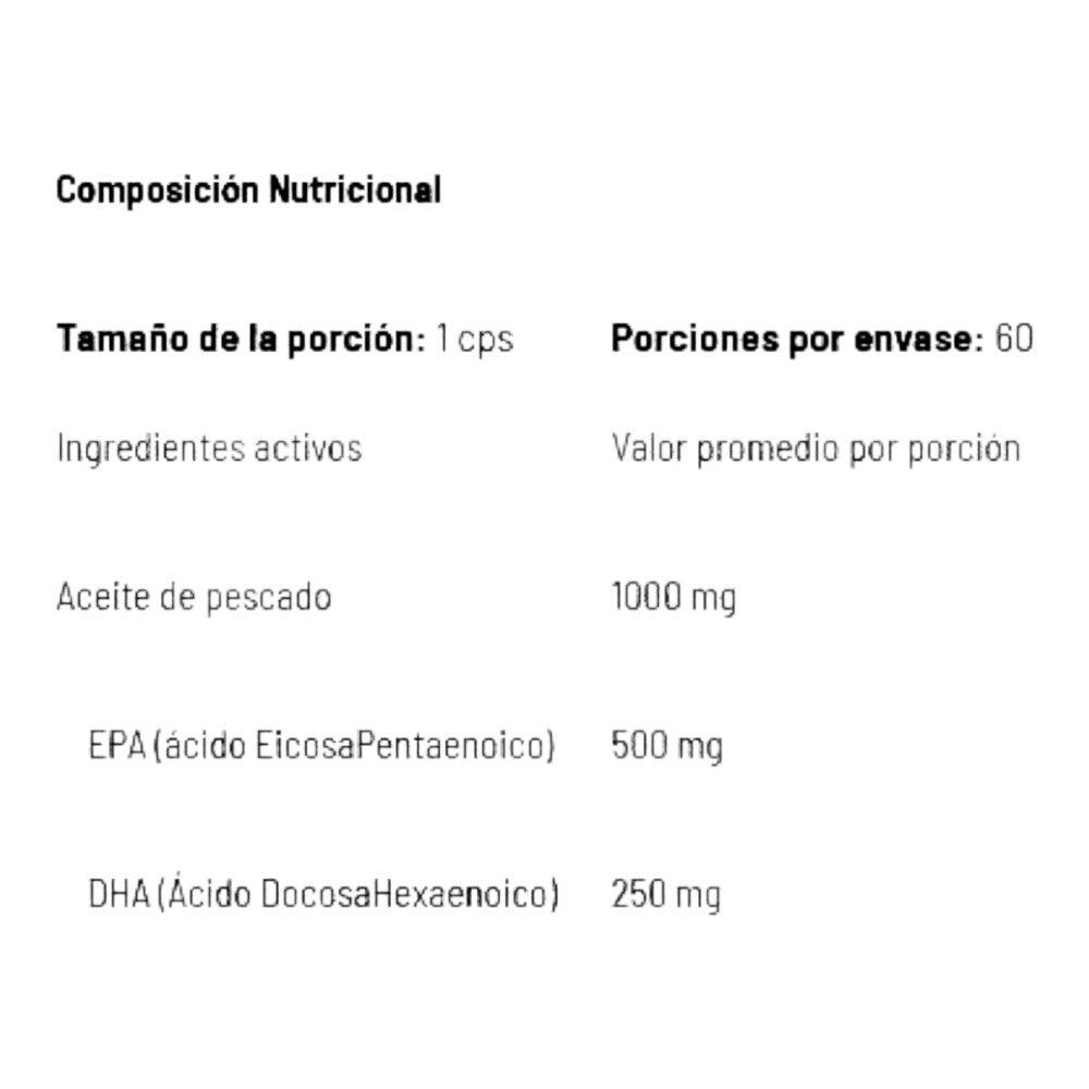 Fish oil omega 3 power - 60 softgels de AmiXpro® series 2/4