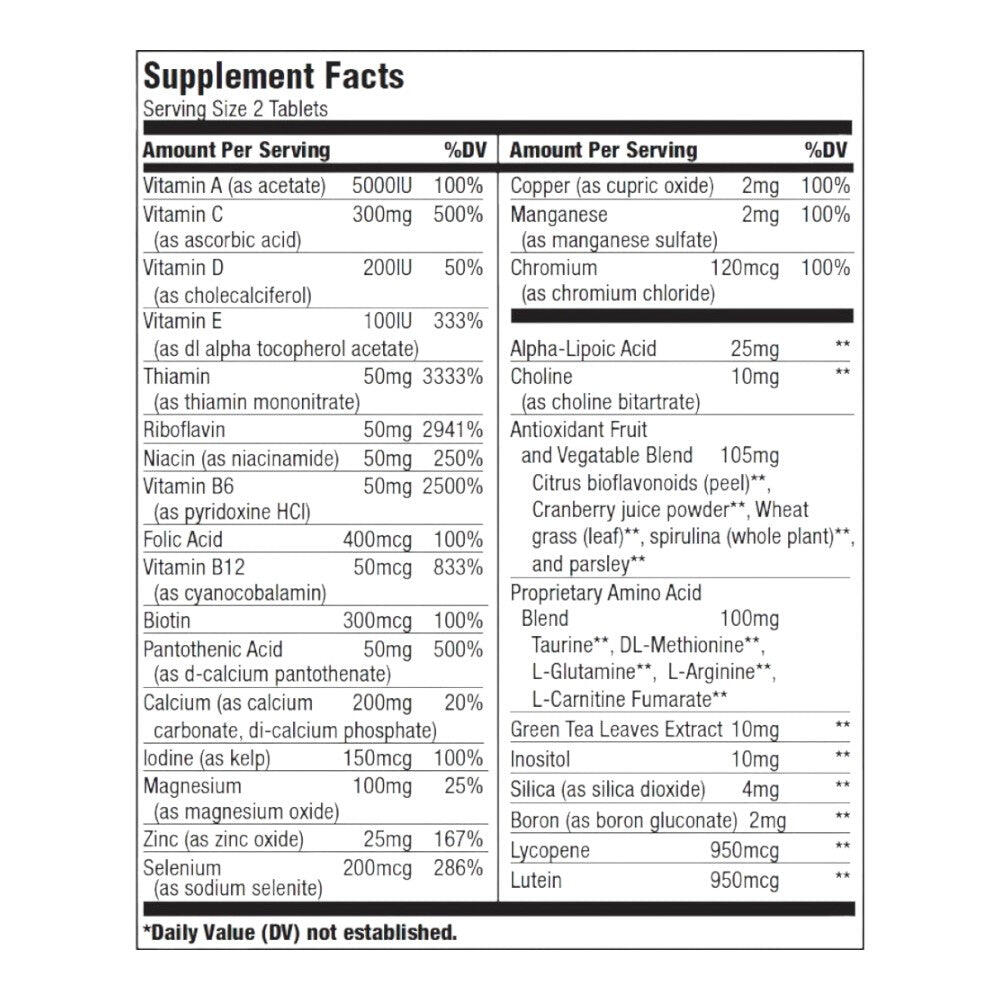 Multivitamin for Men - 60 comprimés de Biotech USA 2/3