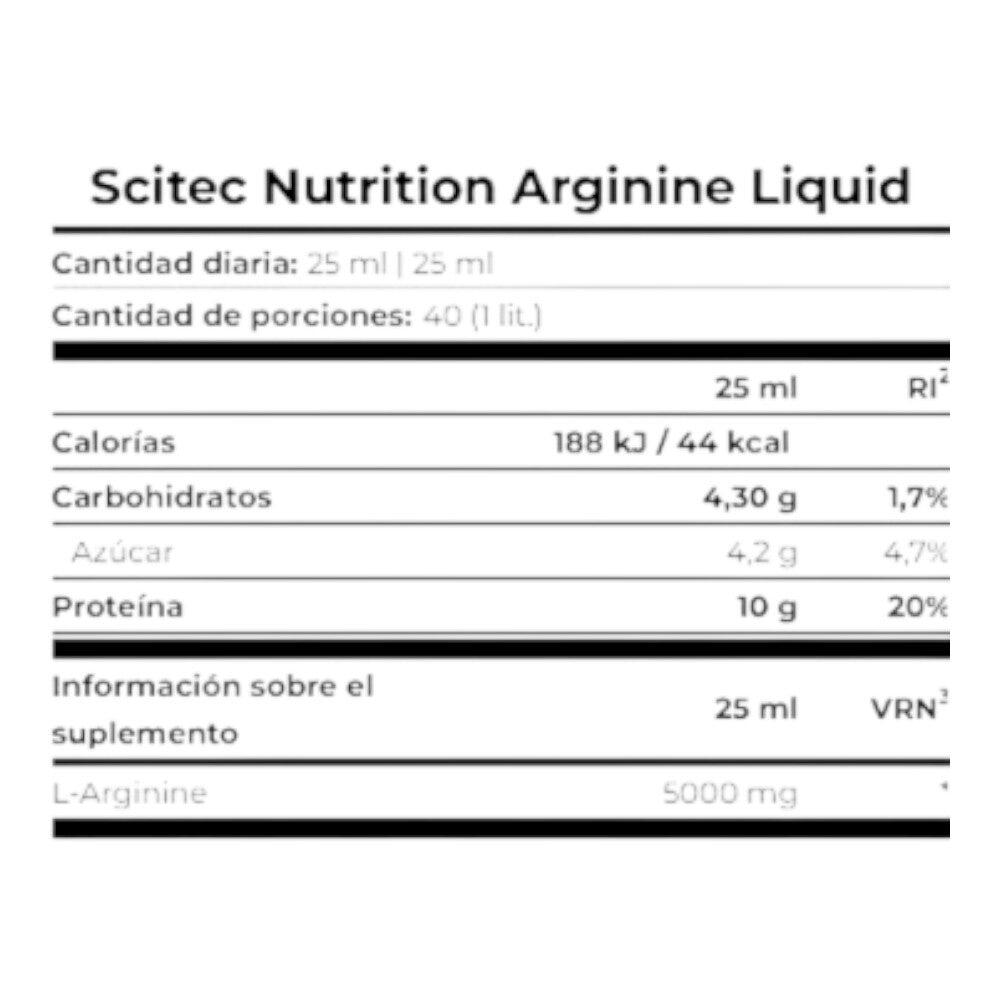 Arginine Liquid - 1000 ml de Scitec Nutrition 2/3