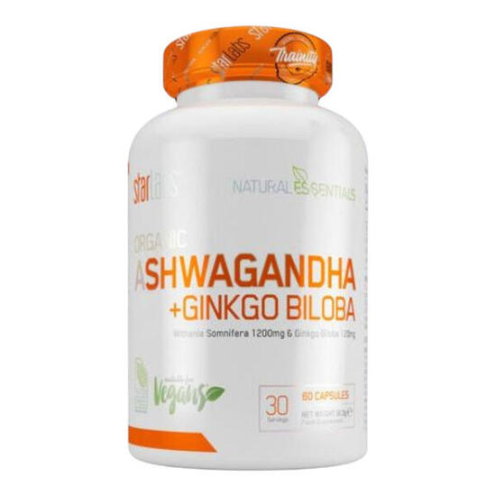 Ashwagandha + Ginkgo Biloba 60 Caps